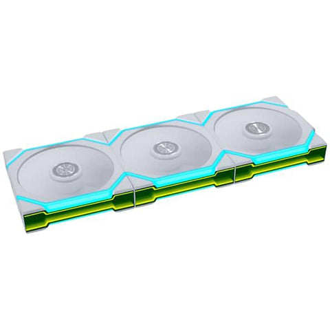 Lian Li Uni Fan CL Flex 120mm ARGB Fan 3 Pack - White (12SL1F3W)