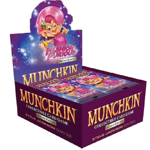 Steve Jackson Games Munchkin CCG Fashion Furious Booster DISPLAY 24