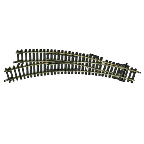Bachman OO Left-Hand Curved Point Radii 438mm Arcs 22.5 & 33.75