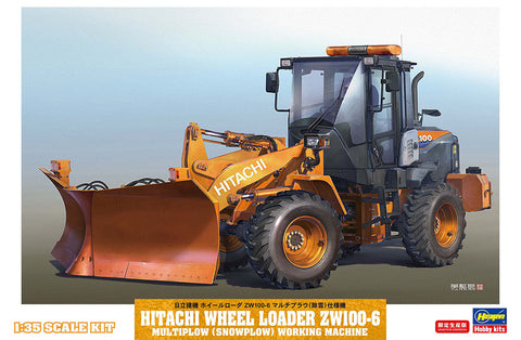 1/35 HITACHI WHEEL LOADER ZW100-6 MULTIPLOW (SNOWPLOW) WORKING MACHINE