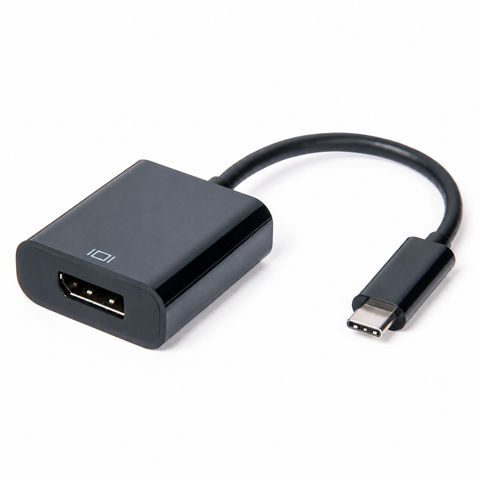 Laser USB-C to DisplayPort Adapter 4K 10cm (Black)