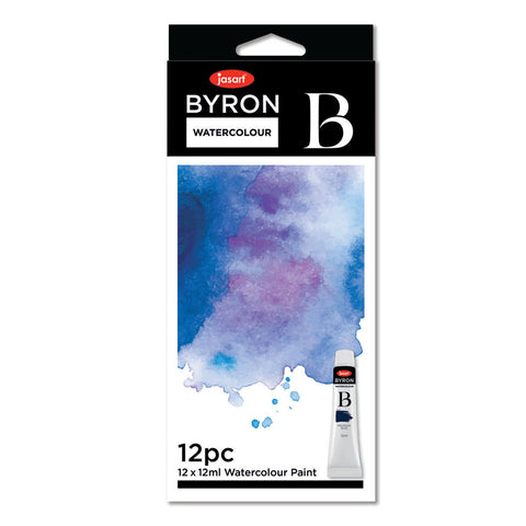 Jasart 12pc Byron 12ml Watercolour Paint Tube Art/Craft Canvas Painting Set