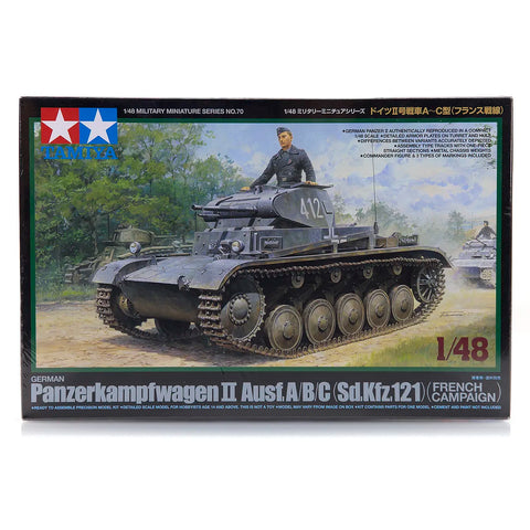 Tamiya 1/48 German Panzer II Tank Model Kit