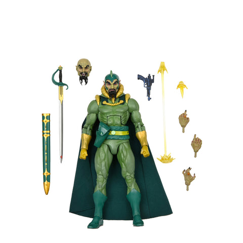 Neca Flash Gordon Ming The Merciless King 7'' Scale Action Figure Play Toy
