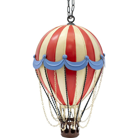 Boyle Handmade Metal Balloon Ornament Small 32cm (Red/White)
