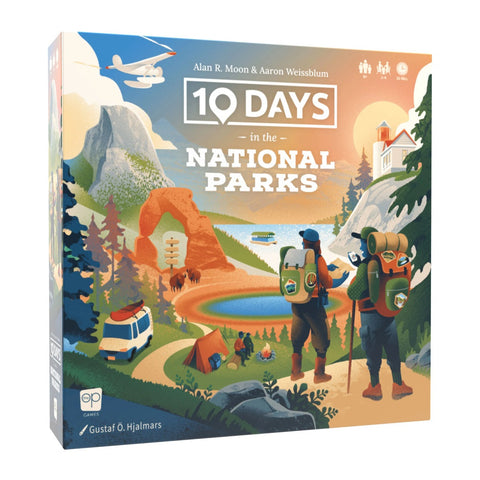 The Op 10 Days in the National Parks Board Game
