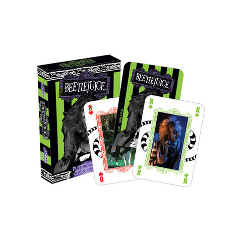 Aquarius Beetlejuice Playing Cards Poker Family Fun Play Gaming Standard Deck