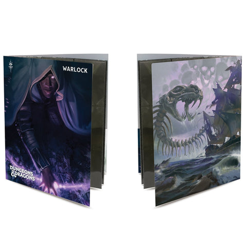 Ultra Pro: UP18602 D&D Class Folio with Stickers Warlock Dungeons & Dragons