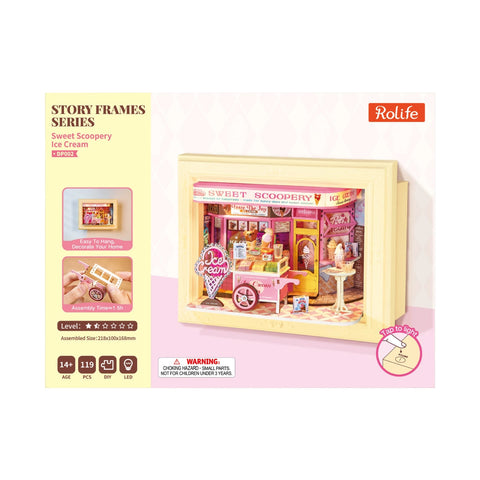 DIY Framed Sweet Scoopery Ice Cream
