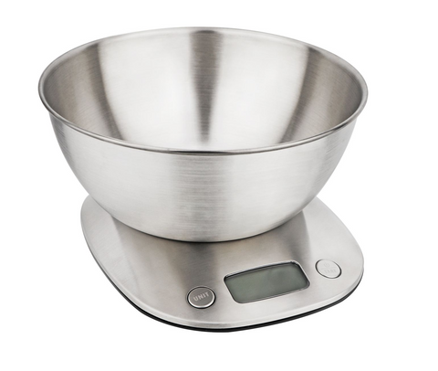 Cuisena Digital Kitchen Scale with Stainless Steel Bowl 5kg