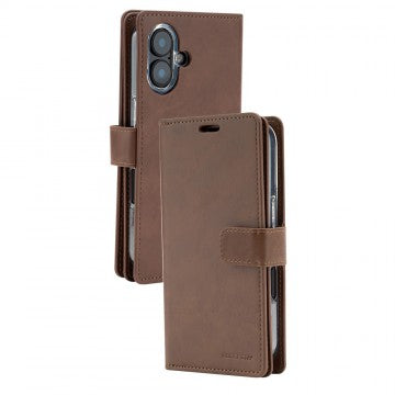 Goospery Mansoor Diary for iPhone 17 - Brown