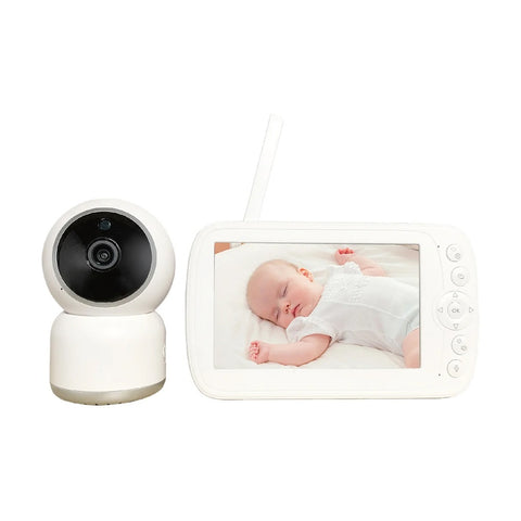 Babystudio Sonno 5" Video Baby Monitor Pan Tilt Camera Night Vision 2-Way Talk