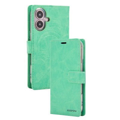 Goospery Bluemoon Diary for iPhone 17 - Mint, Magsafe