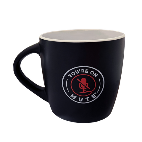 You're On Mute Official Coffee Mug 330ml Porcelain (Black)