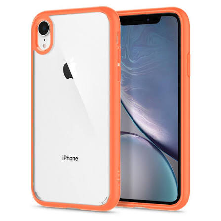 EFM Aspen for iPhone XR in Coral, Crystal Clear - Coral