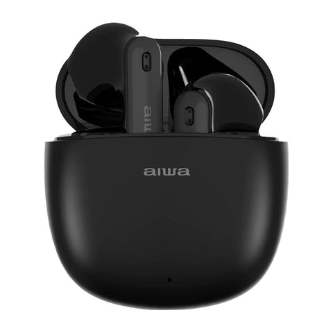 AIWA In-Ear Budstem Bluetooth Earbuds (Black)