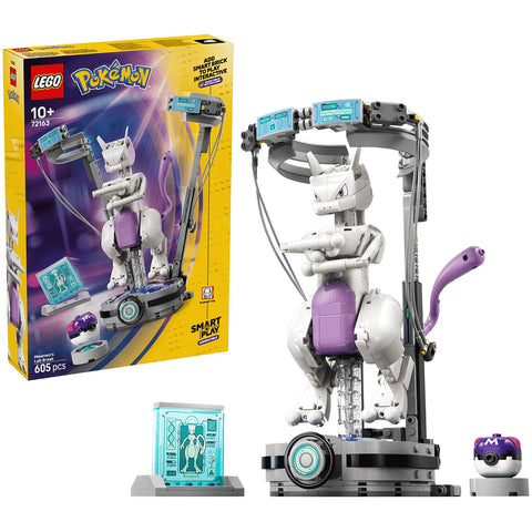 LEGO 72163 SMART Play Compatible Mewtwo's Lab Break - Pokémon