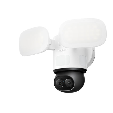 Reolink TrackFlex Floodlight WiFi 4K Dual-Lens Floodlight Camera, 360° PTZ 6X Hybrid Zoom