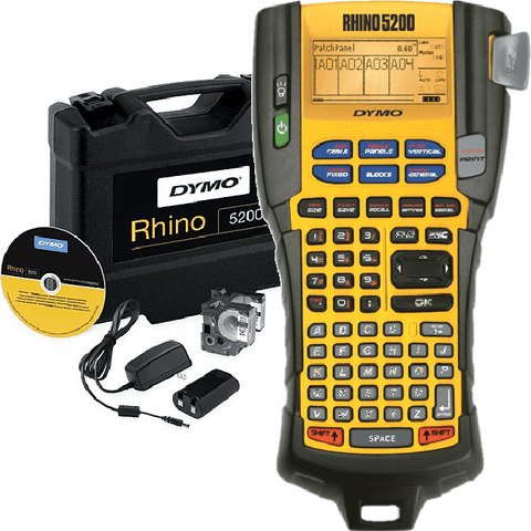 DYMO Rhino Machine Industrial Kit Labeller Printer [5200 Label]