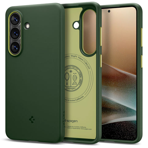 Spigen Galaxy S26 Nano Pop (MagFit) Case (Avo Green)