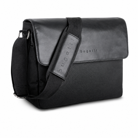 Bugatti Serie Cosmos 2.0 9.4L Messenger Bag 28x37cm in Black