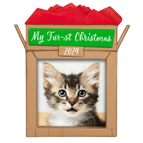 Pet's Fur-st Christmas Photo Frame - Hallmark Keepsake Christmas Ornament