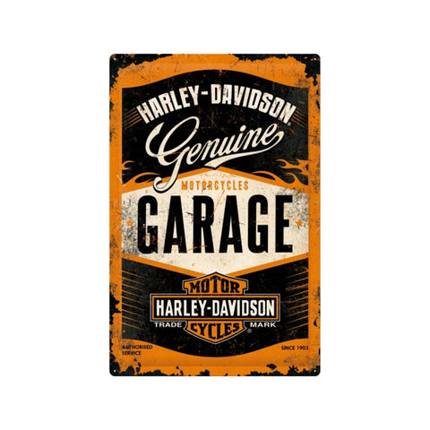 Nostalgic-Art Harley Garage 40x60cm XL Metal Tin Sign Plaque