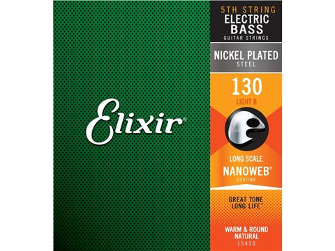 Elixir #15430 Bass Guitar Nanoweb Coating 0.130 L Single String