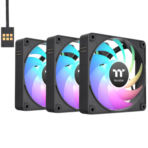 Thermaltake CT140 EX ARGB Standard Blades Black Fan 3pack