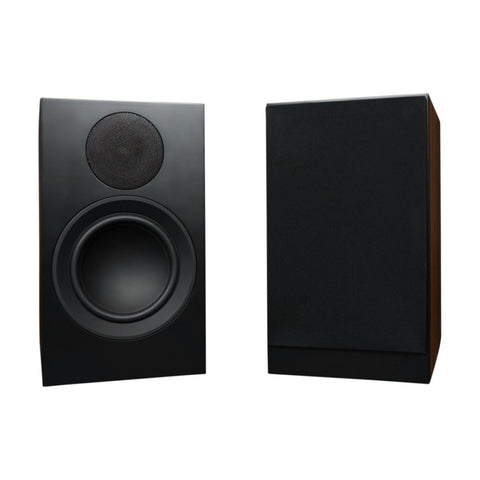 Scansonic HD 2-Pieces L7 Series Bookshelf Home Speakers 150W (Walnut)
