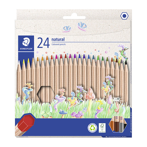 Staedtler Natural Coloured Pencil (Assorted) [Box 24]