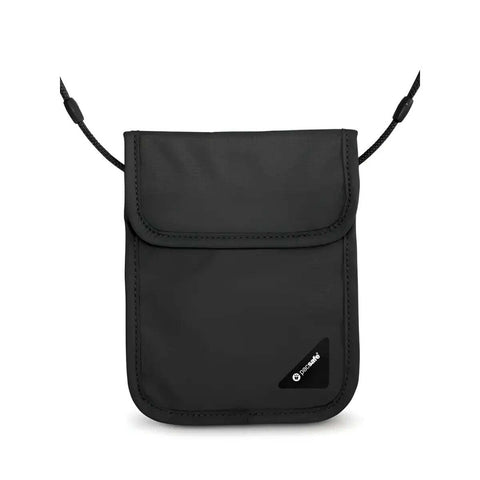 Pacsafe Coversafe X75 RFID Blocking Neck Pouch - Black