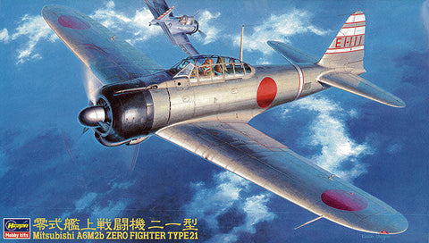 Hasegawa 1/48 Mitsubishi A6M2b Zero Fighter Type 21 (Zeke)