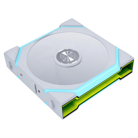 Lian Li Uni Fan CL Flex 120mm Reverse Blade ARGB Fan - White (12RSL1F1W)