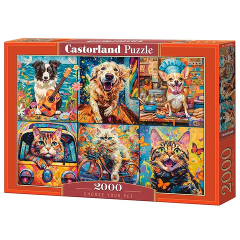 Castorland 2000-Pieces Choose Your Pet Puzzle