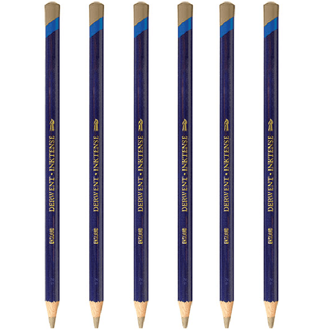 Derwent Inktense Pencil Amber 1710 Pack 6