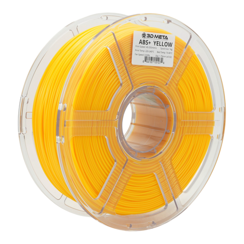 3D META ABS+ 3D Printing Filament - Yellow