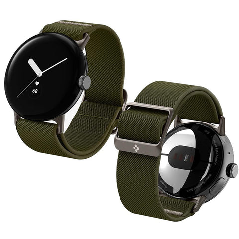 Spigen Google Pixel Watch 5/4/3 41mm/2/1 Lite Fit band (Khaki)