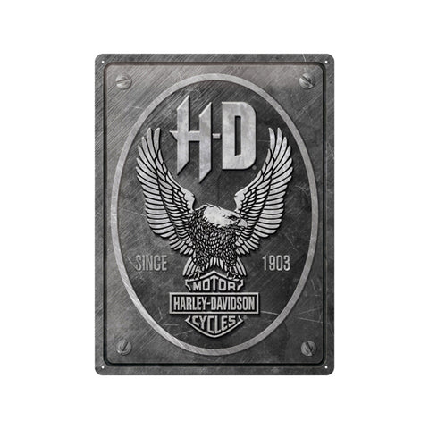 Nostalgic-Art Harley-Davidson Metal Eagle 30x40cm Large Tin Sign Plaque