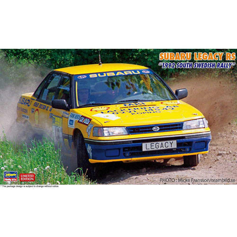 Hasegawa 1/24 Subaru Legacy RS 1992 South Swedish Rally