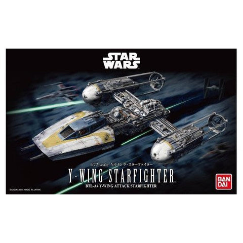 Bandai Star Wars 1/72 Scale Y-wing Starfighter Model Kit