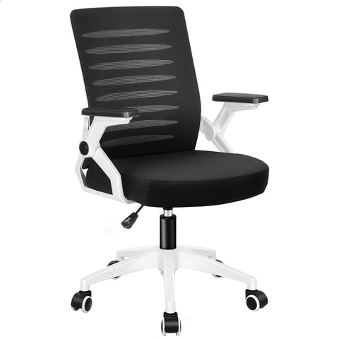 ALFORDSON Mesh Office Chair Executive Computer Fabric Work Seat (White Black)