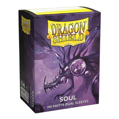 Arcane Tinmen Dragon Shield 100ct Standard Size Dual Matte Metallic Purple (Soul) Sleeves