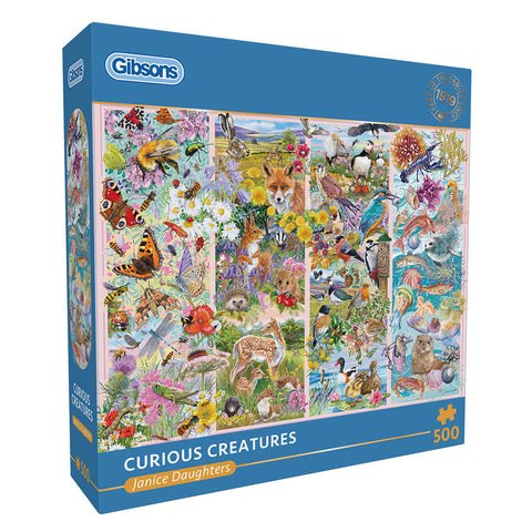 Gibsons 500pc Curious Creatures Puzzle