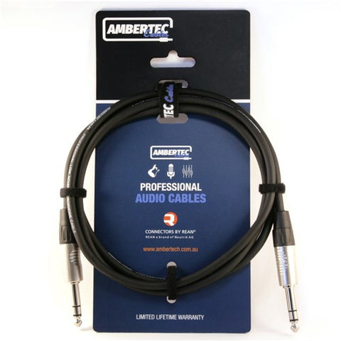 Ambertec Cables 6.35mm REAN TRS cable 1.5m