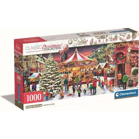 Clementoni Panorama Puzzle Getting Ready For Christmas 1000 Pieces