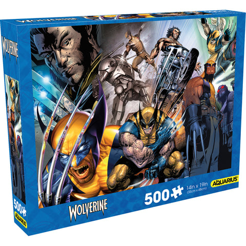 Aquarius 500pc Marvel Wolverine Collage Jigsaw Puzzle Kids Game 35x48cm