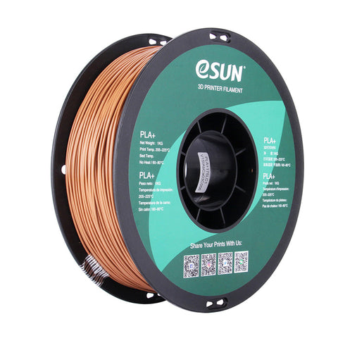 eSUN PLA+ HS High Speed 3D Print Filament 1.75mm 1kg - Light Brown