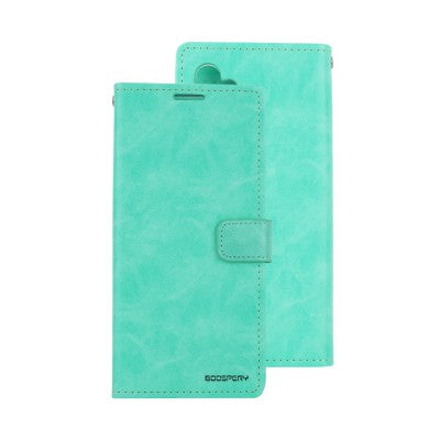 Goospery Bluemoon Diary Wallet for Galaxy A12 - Mint