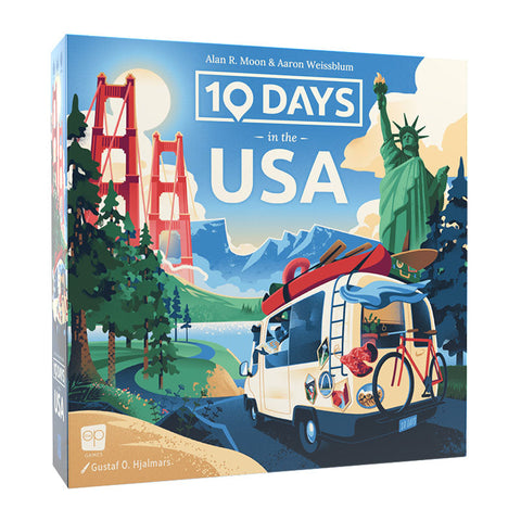 The Op 10 Days in the USA Board Game